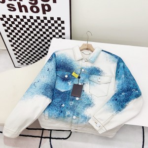 New ink-painted denim jacket