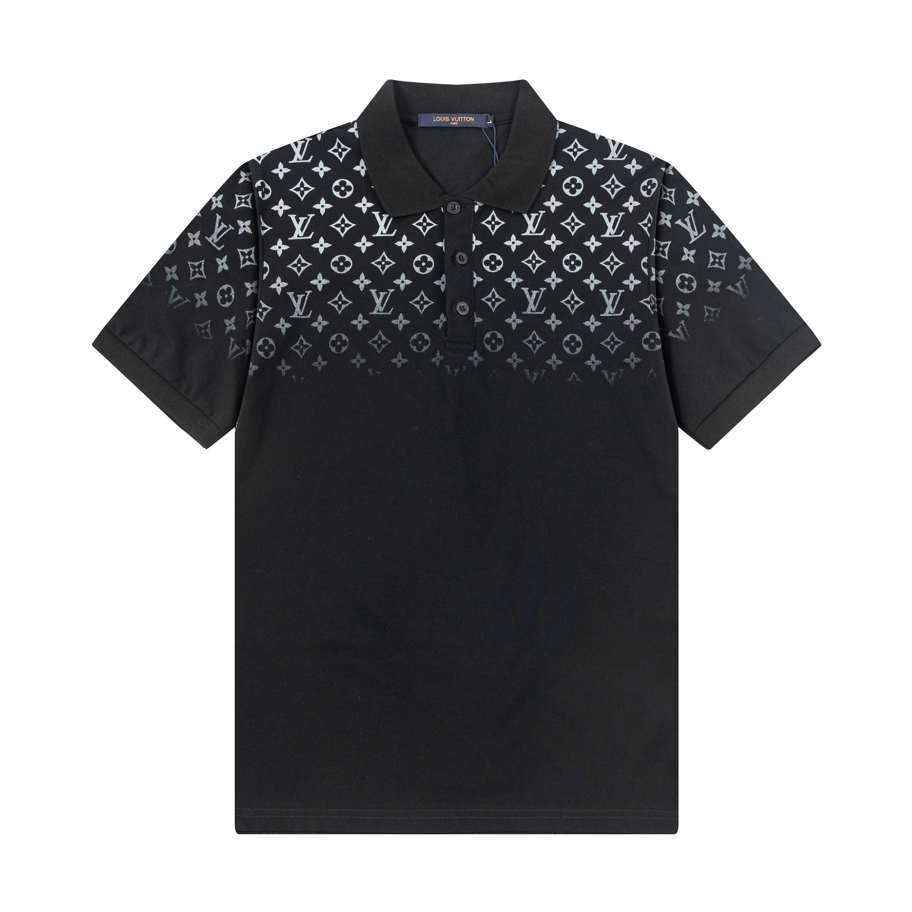 New gradient print polo shirt New gradient print polo shirt
