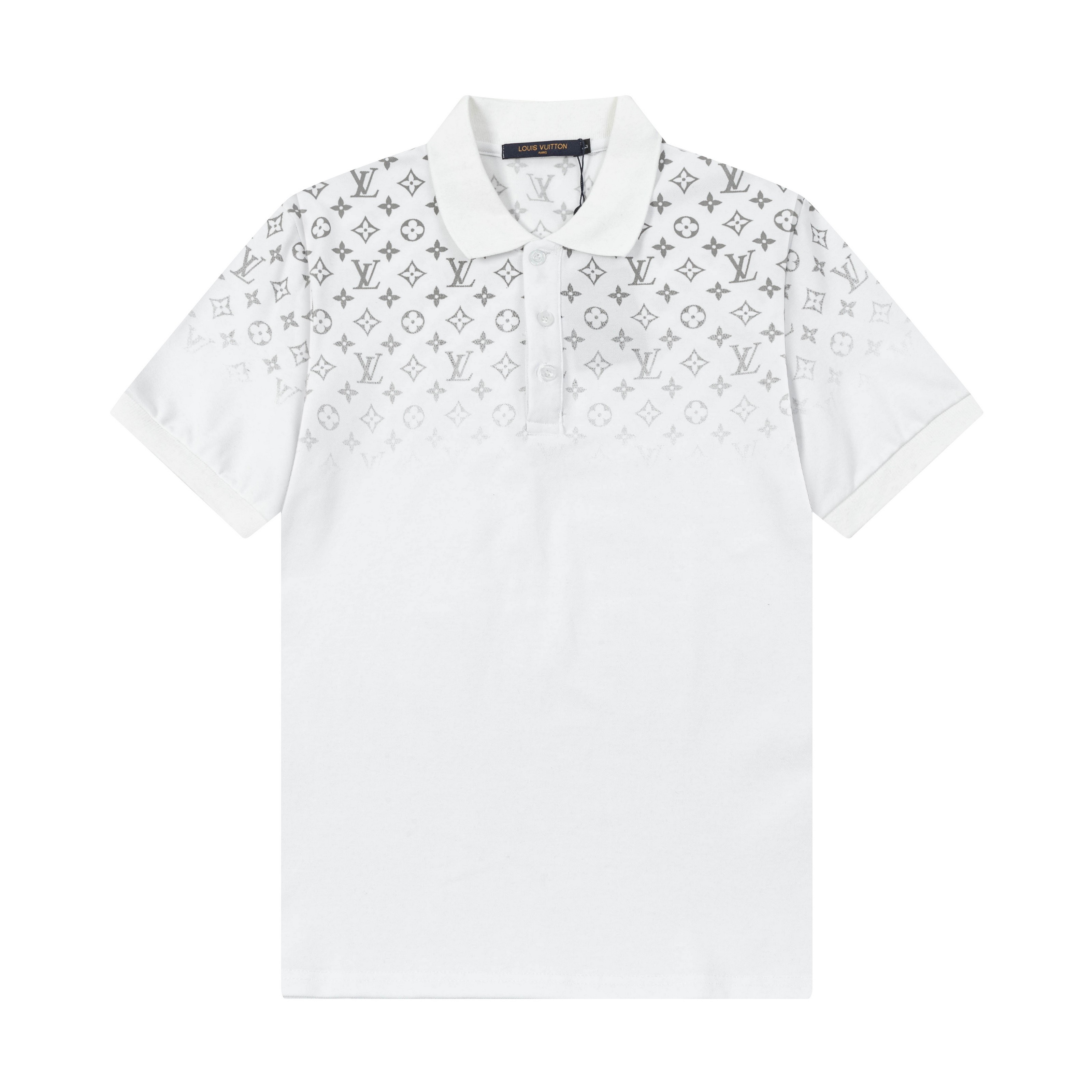New gradient print polo shirt New gradient print polo shirt