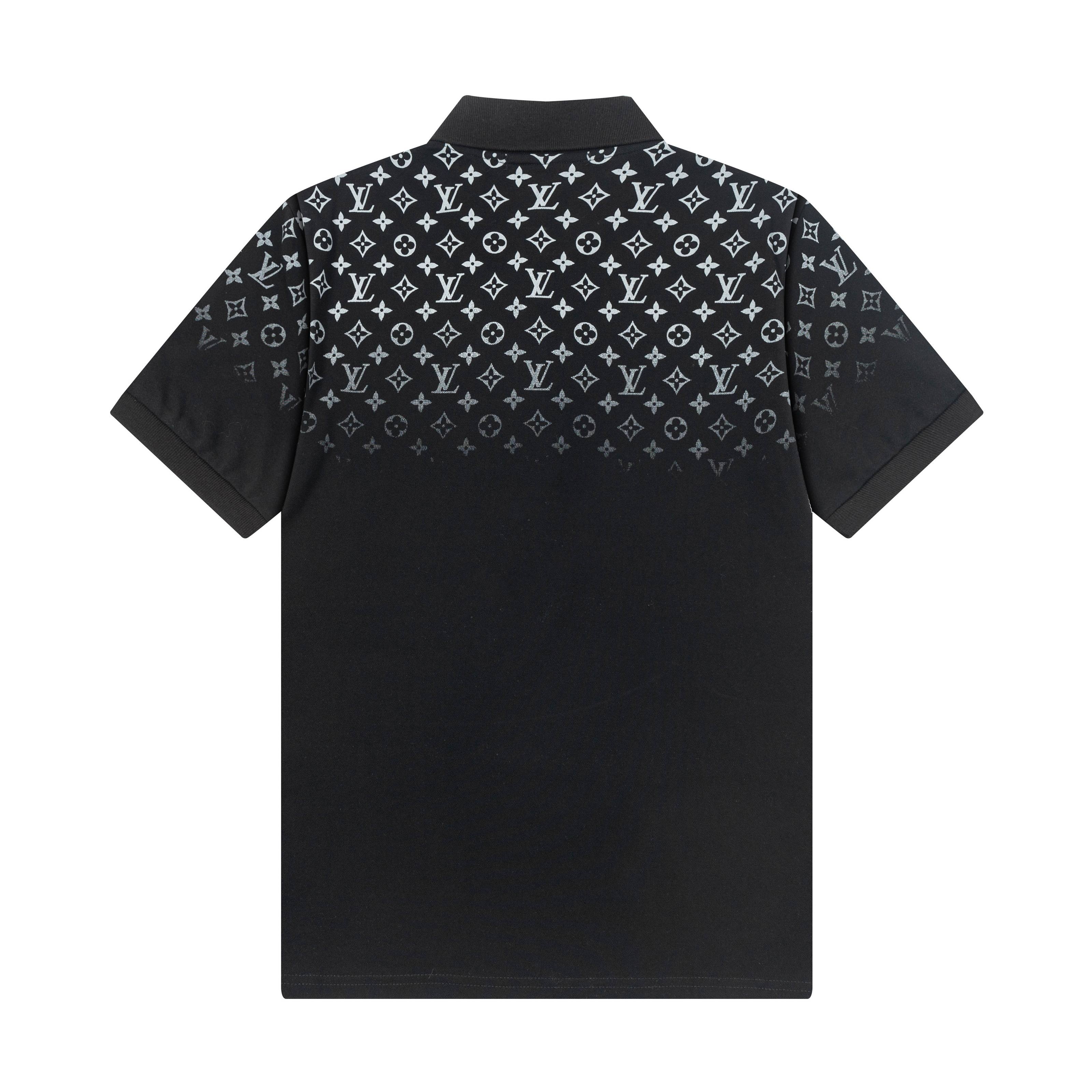 New gradient print polo shirt New gradient print polo shirt