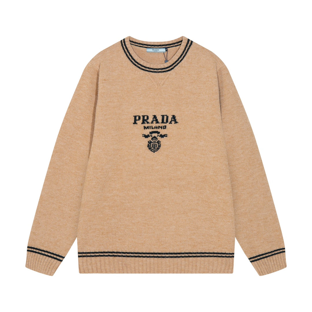 0818 New autumn and winter color matching sweater 0818 New autumn and winter color matching sweater