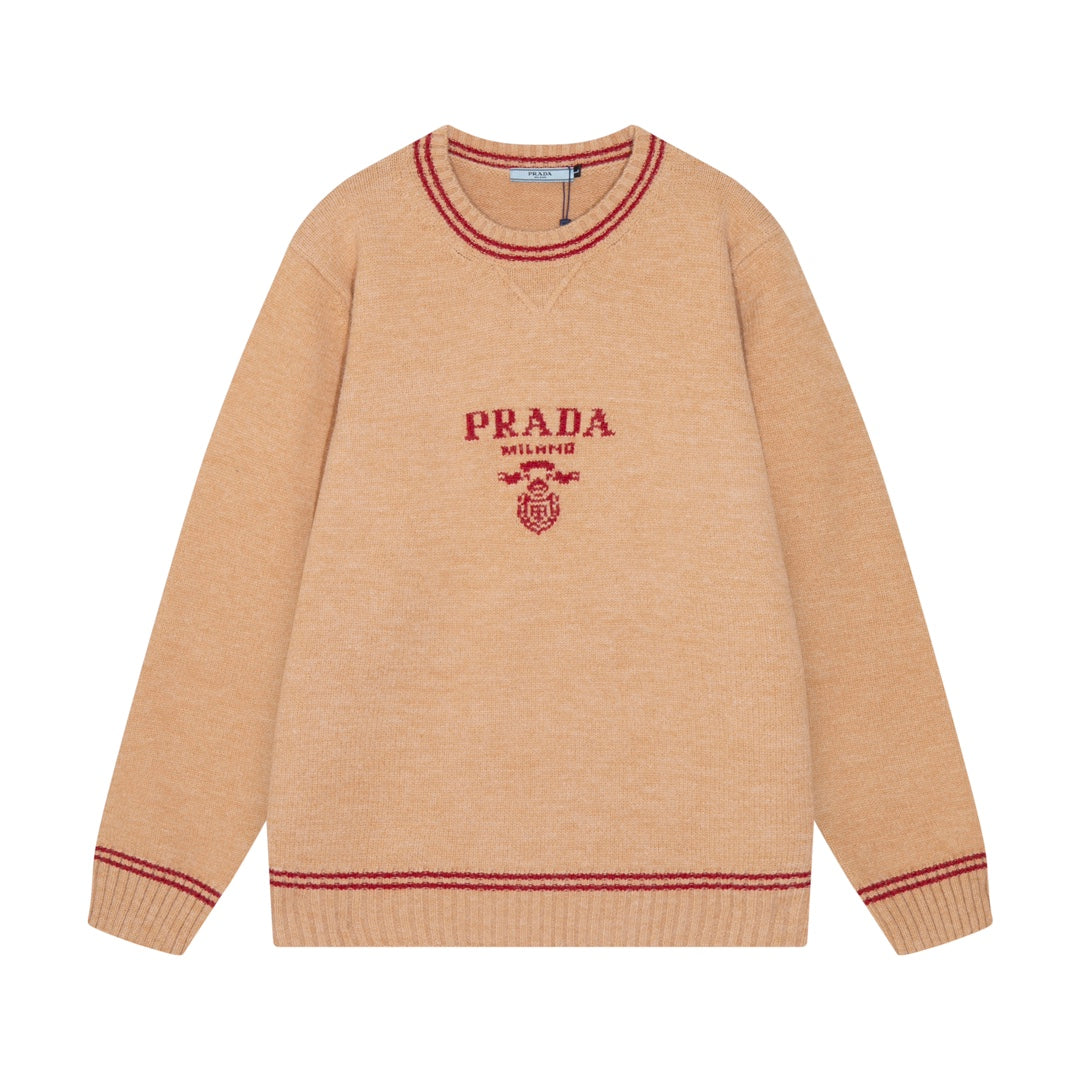 0818 New autumn and winter color matching sweater 0818 New autumn and winter color matching sweater