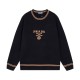 0818 New autumn and winter color matching sweater 0818 New autumn and winter color matching sweater