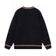 0818 New autumn and winter color matching sweater 0818 New autumn and winter color matching sweater