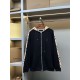 Classic striped hooded cardigan Classic striped hooded cardigan