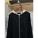Classic striped hooded cardigan Classic striped hooded cardigan