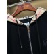 Classic striped hooded cardigan Classic striped hooded cardigan