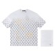Full print splicing patch embroidery t-shirt Full print splicing patch embroidery t-shirt