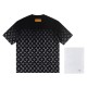 Full print splicing patch embroidery t-shirt Full print splicing patch embroidery t-shirt