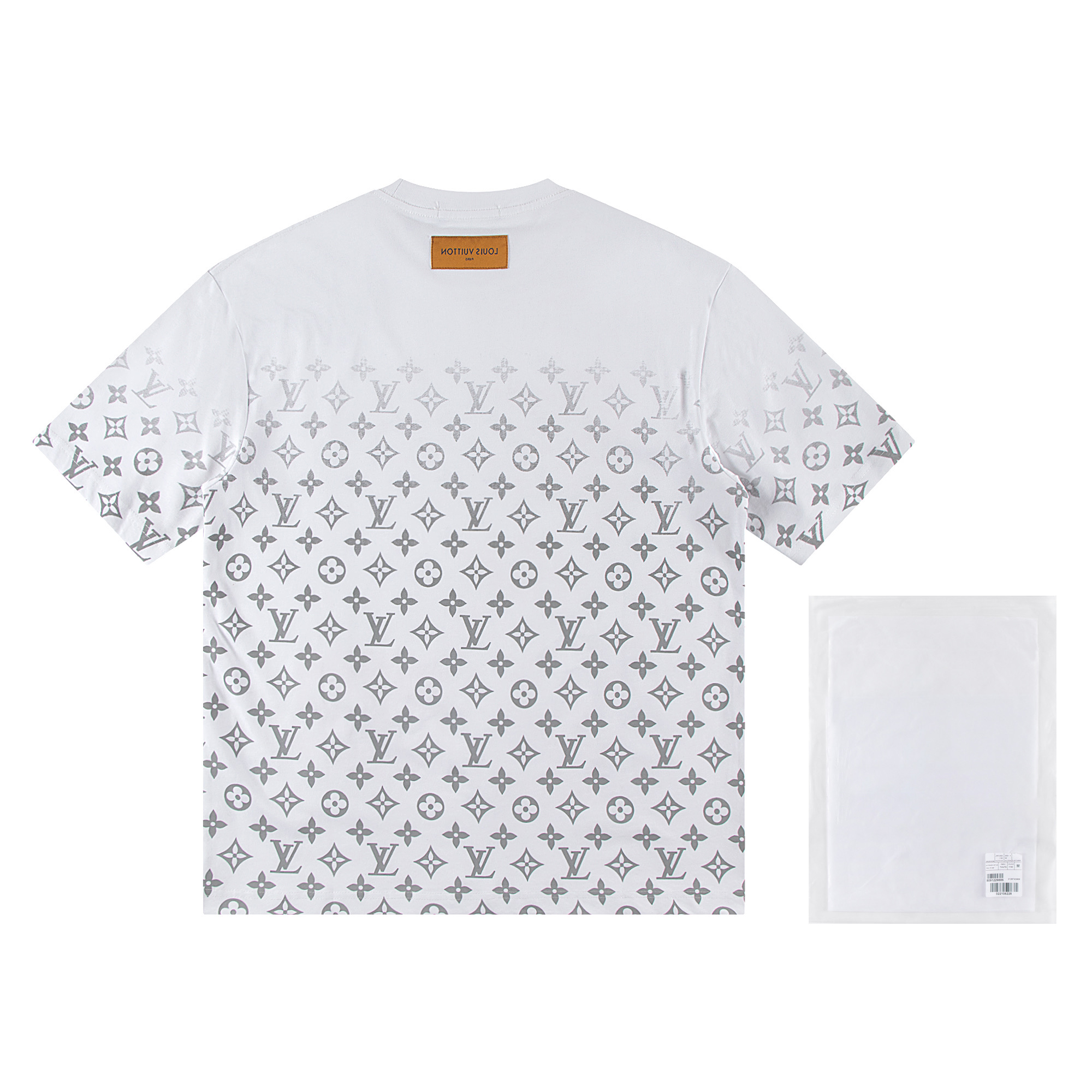 Full print splicing patch embroidery t-shirt Full print splicing patch embroidery t-shirt