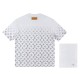 Full print splicing patch embroidery t-shirt Full print splicing patch embroidery t-shirt