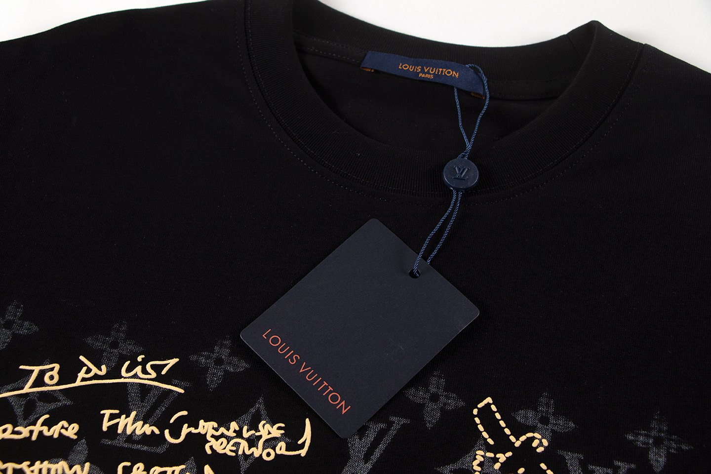 Full print splicing patch embroidery t-shirt Full print splicing patch embroidery t-shirt