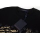 Full print splicing patch embroidery t-shirt Full print splicing patch embroidery t-shirt
