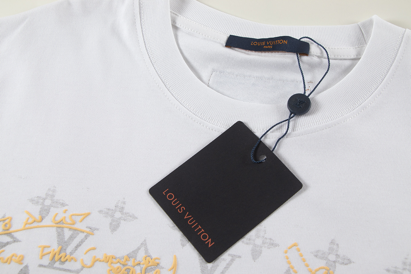 Full print splicing patch embroidery t-shirt Full print splicing patch embroidery t-shirt