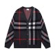 1014 Color-matching plaid sweater 1014 Color-matching plaid sweater