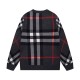 1014 Color-matching plaid sweater 1014 Color-matching plaid sweater