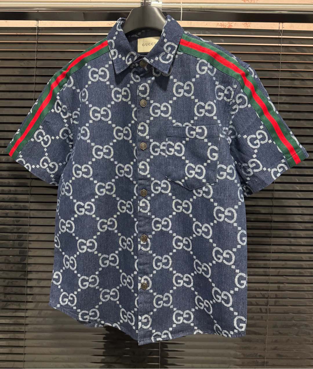 Classic printed denim suit Classic printed denim suit
