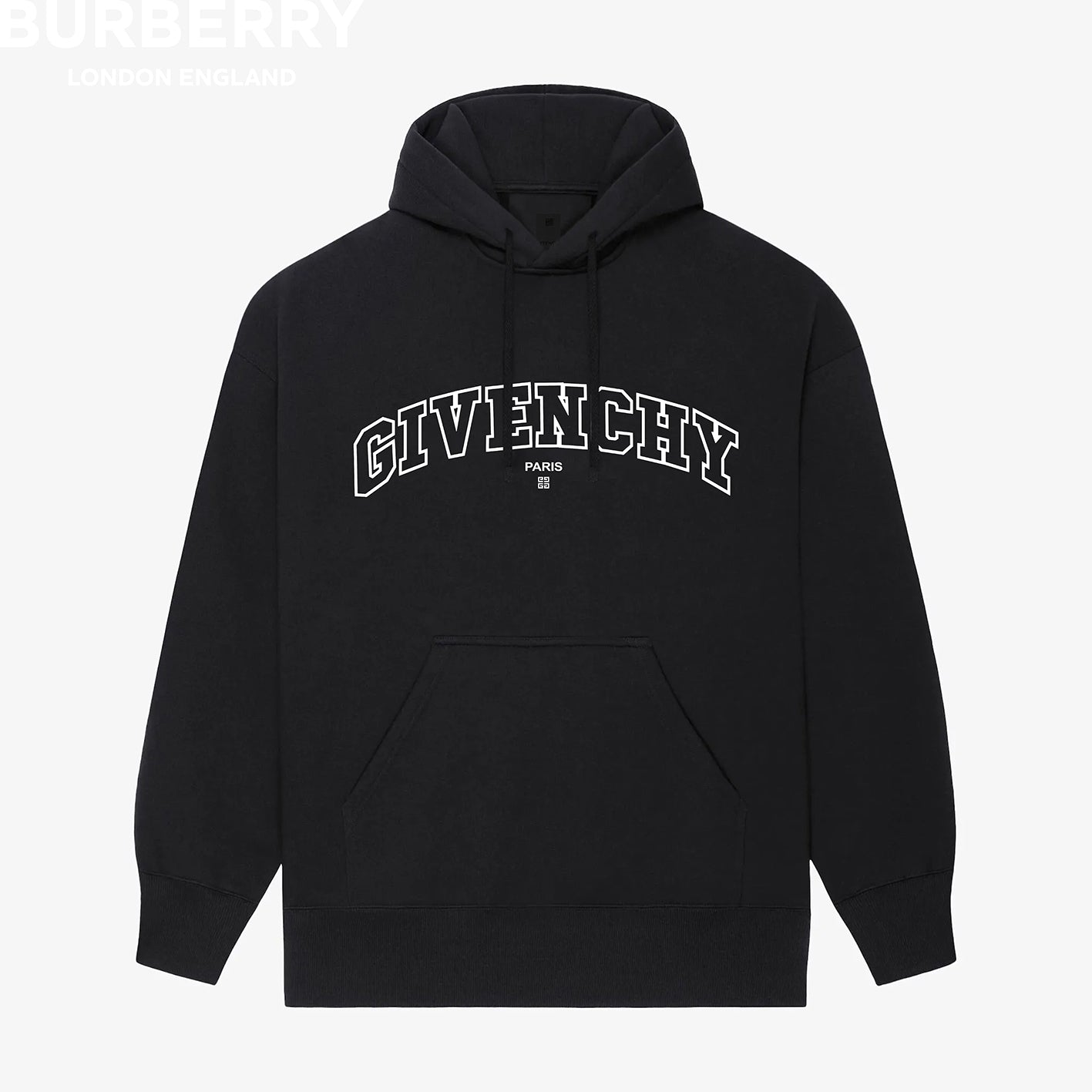 Hollow Classic Print Hoodie Hollow Classic Print Hoodie