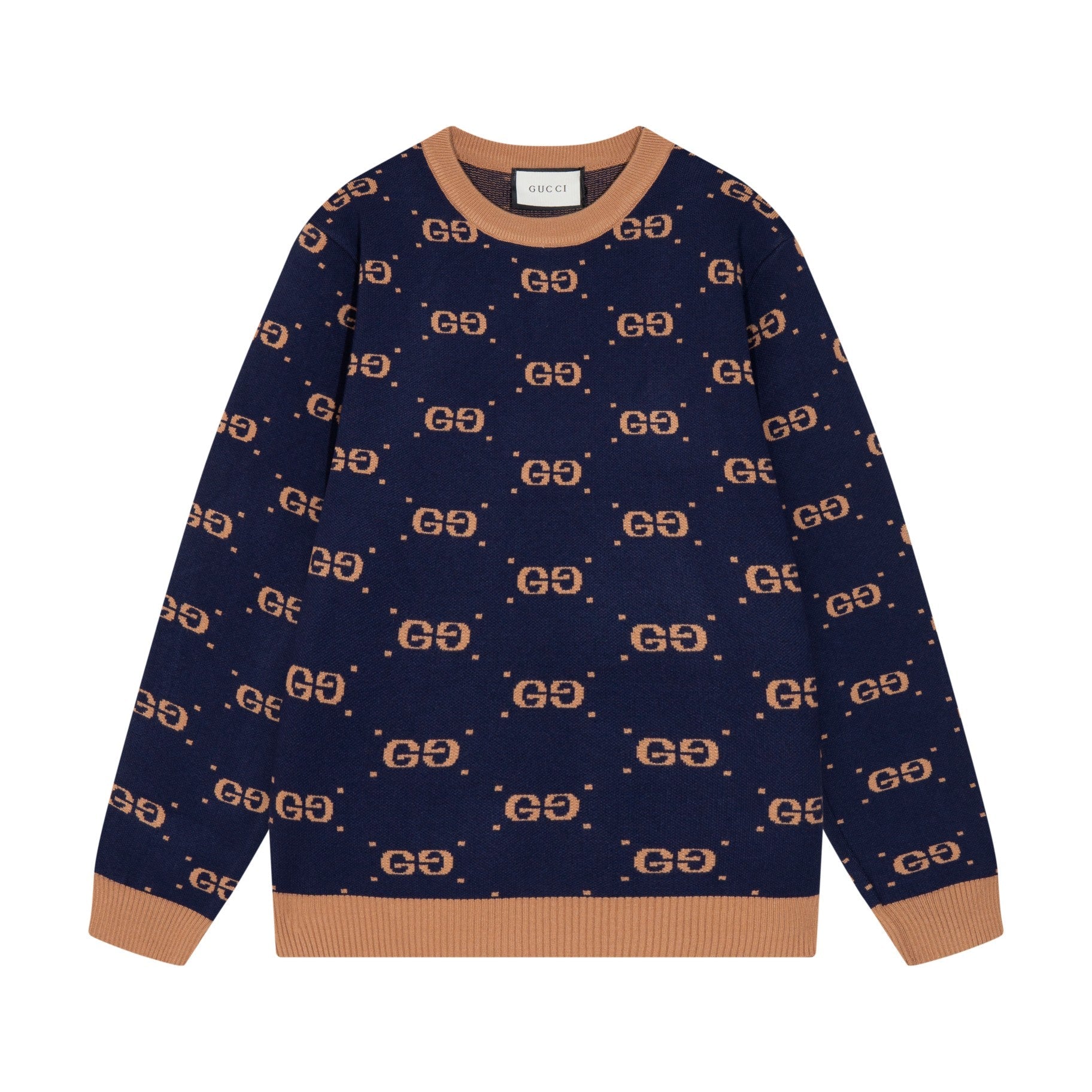 0818 New autumn and winter color matching sweater 0818 New autumn and winter color matching sweater