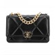 0528 Wallet on Chain WOC black Lambskin 0528 Wallet on Chain WOC black Lambskin