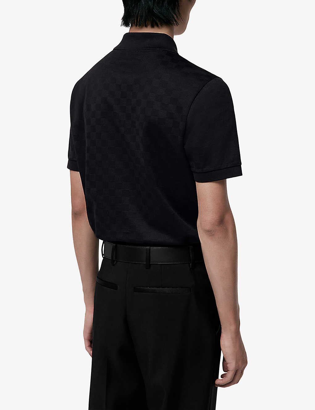 0528 L's Brand-embroidered short-sleeve cotton polo shirt 0528 L's Brand-embroidered short-sleeve cotton polo shirt