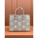 0528 Onthego MM Bicolour Monogram Empreinte Leather 0528 Onthego MM Bicolour Monogram Empreinte Leather