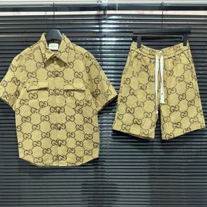 Full of prints high-quality denim suit