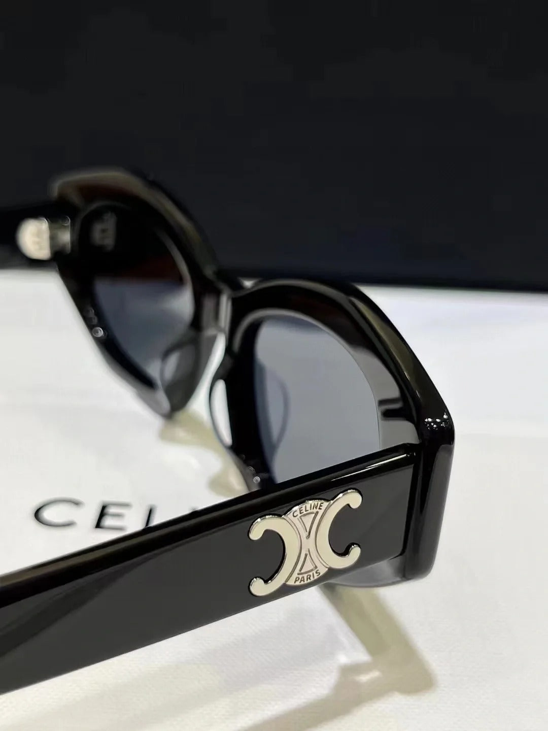0528 Polygonal black silver glasses 0528 Polygonal black silver glasses