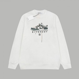 1021 New high quality feature pattern crew-neck hoodie