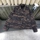 Classic full print letter wash jacket Classic full print letter wash jacket