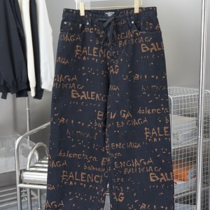 1105 New high quality full printed trousers
