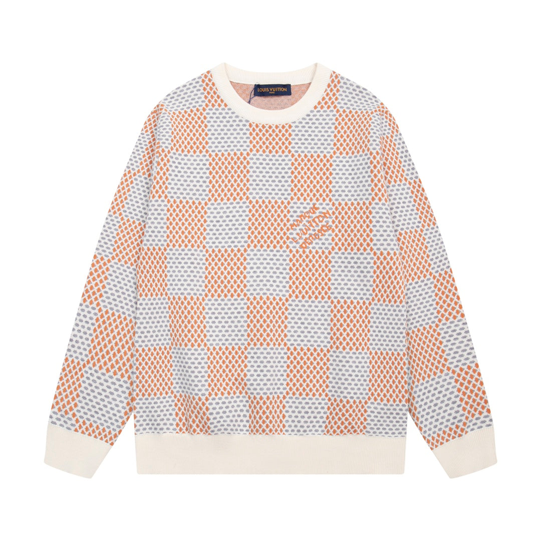 1014 Classic multi-colored plaid sweater 1014 Classic multi-colored plaid sweater