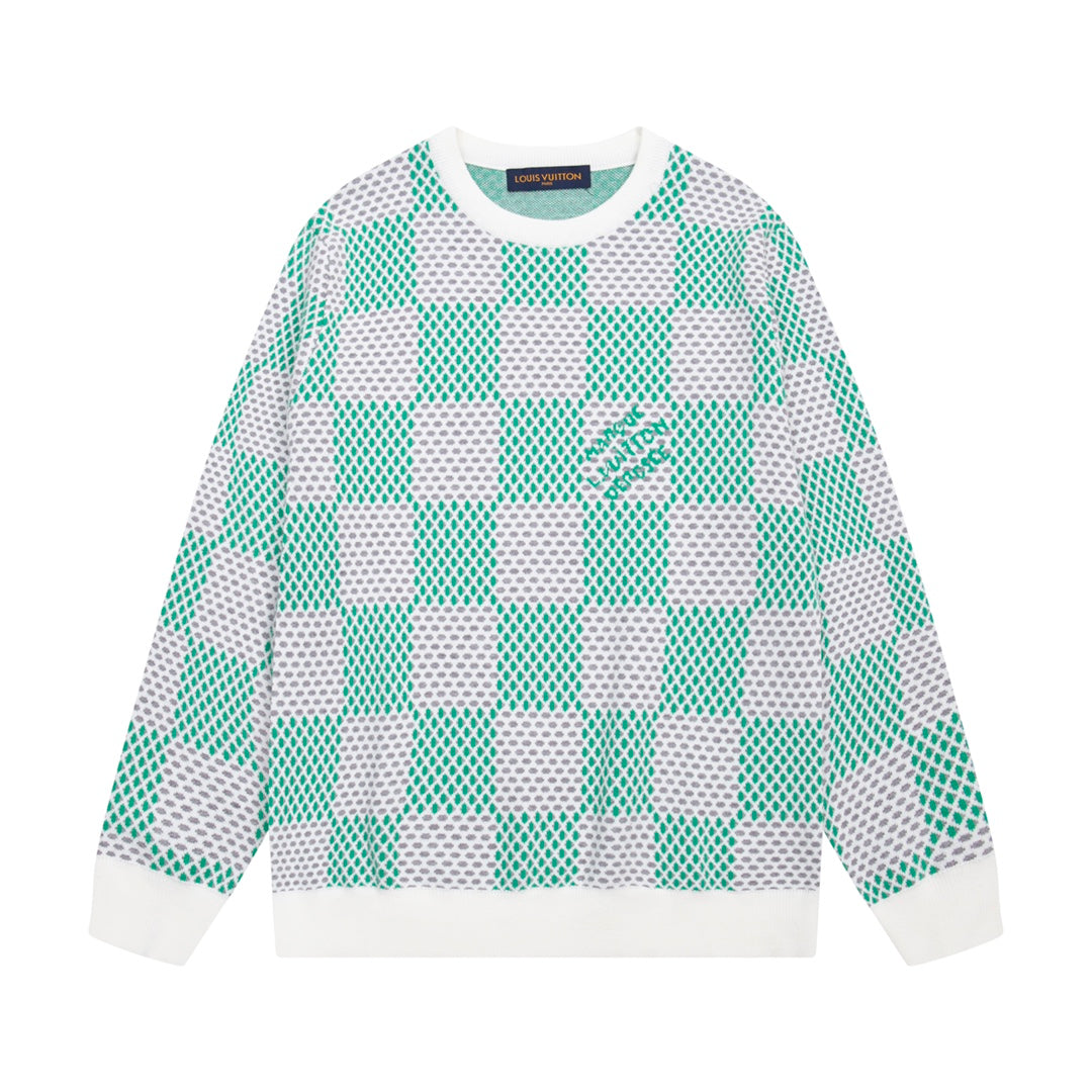 1014 Classic multi-colored plaid sweater 1014 Classic multi-colored plaid sweater