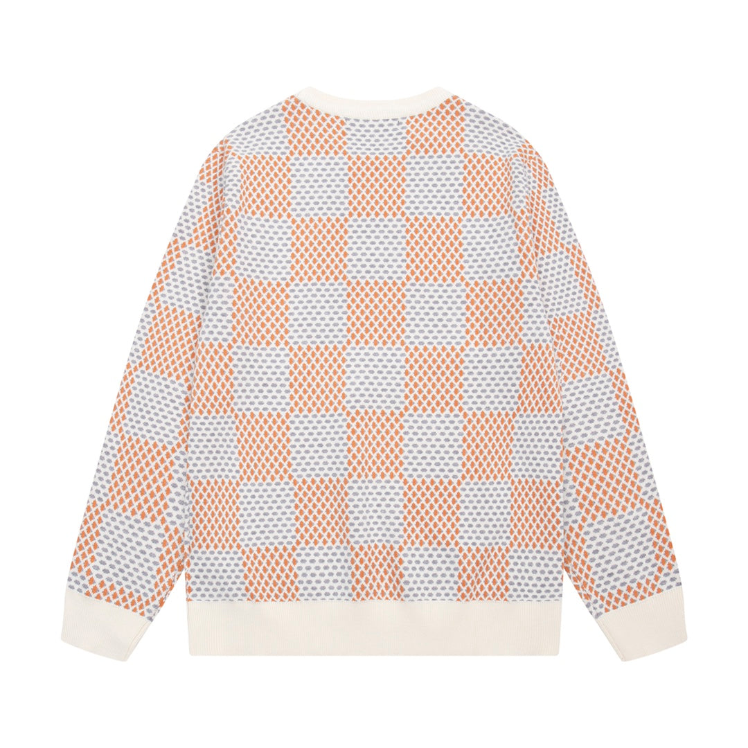 1014 Classic multi-colored plaid sweater 1014 Classic multi-colored plaid sweater