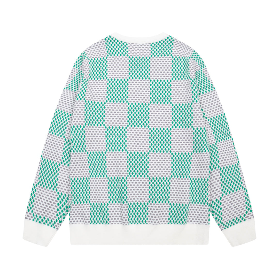 1014 Classic multi-colored plaid sweater 1014 Classic multi-colored plaid sweater