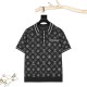Classic jacquard knit lapel short sleeve Classic jacquard knit lapel short sleeve