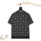 Classic jacquard knit lapel short sleeve Classic jacquard knit lapel short sleeve