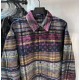 Multi-color mixed design shirt jacket Multi-color mixed design shirt jacket