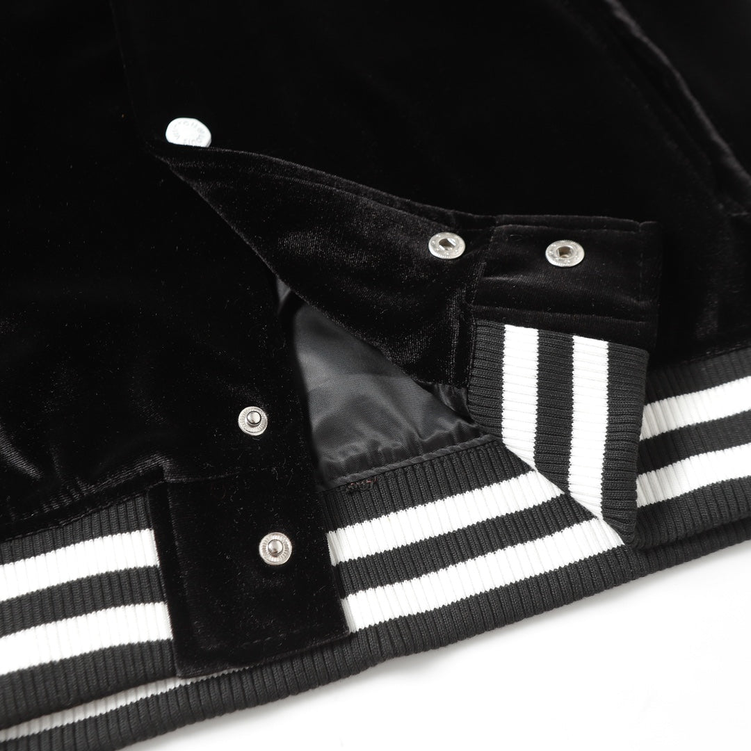 1102 New high quality black classic baseball jacket 1102 New high quality black classic baseball jacket