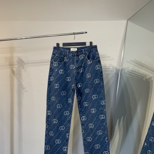 New high quality jeans full of diamonds