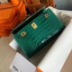 0528 Imperial green crocodile leather 0528 Imperial green crocodile leather