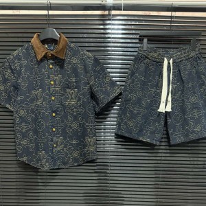 High quality denim suit
