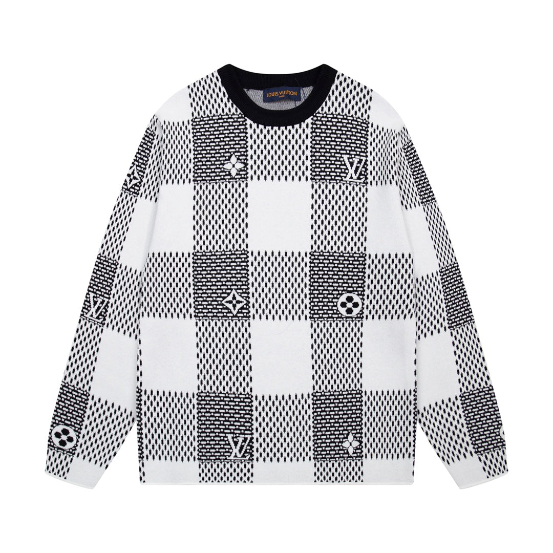 1014 Classic multi-colored plaid sweater 1014 Classic multi-colored plaid sweater