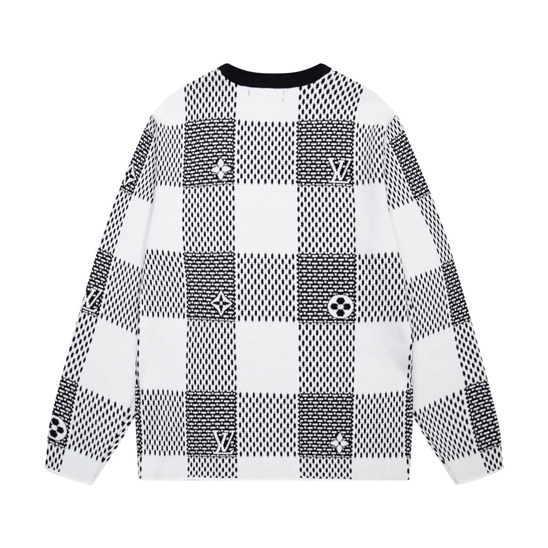 1014 Classic multi-colored plaid sweater 1014 Classic multi-colored plaid sweater