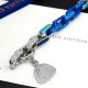 0528 Blue and silver patchwork pumpkin bracelet 0528 Blue and silver patchwork pumpkin bracelet