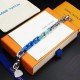0528 Blue and silver patchwork pumpkin bracelet 0528 Blue and silver patchwork pumpkin bracelet