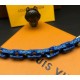 0528 Blue and silver patchwork pumpkin bracelet 0528 Blue and silver patchwork pumpkin bracelet