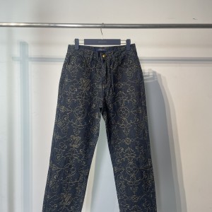 New embroidered stitched jeans