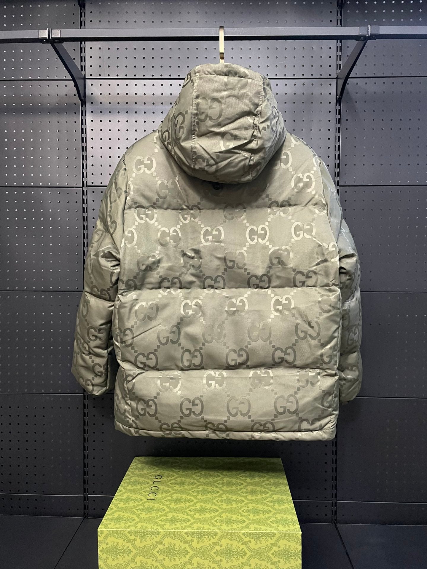 1021 New jacquard hooded down jacket 1021 New jacquard hooded down jacket