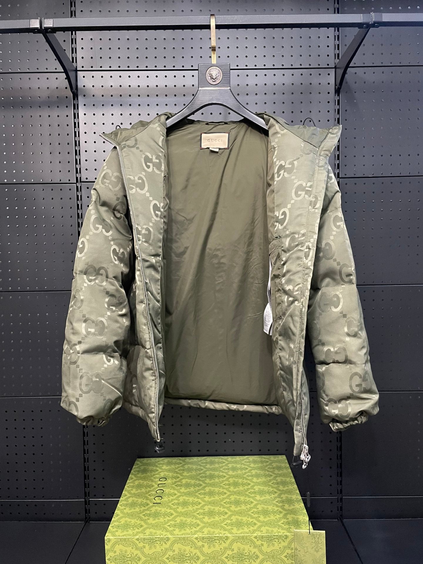 1021 New jacquard hooded down jacket 1021 New jacquard hooded down jacket